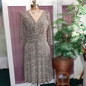 Studio leopard print dress size 10